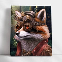 Numbrite järgi maalimine raamiga TM Varvikas - Steampunk racoon, 40x50 cm цена и информация | Живопись по номерам | kaup24.ee