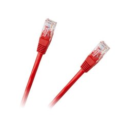 патч-корд utp 8c кабель розетки 1,0 м cca красный цена и информация | Кабели и провода | kaup24.ee