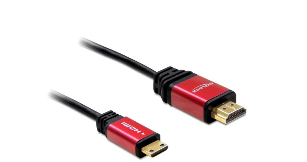 Delock, HDMI-A - HDMI-Mini-C, 5 m цена и информация | Kaablid ja juhtmed | kaup24.ee