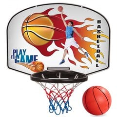 Подвесное баскетбольное кольцо с мячом, Woopie цена и информация | Уличные игры | kaup24.ee