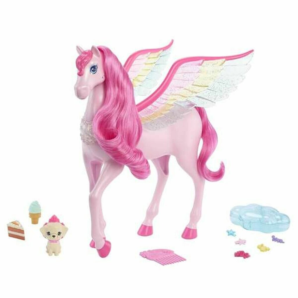 Barbie® Roosa pegasus filmist A Touch of Magic HLC40 цена и информация | Tüdrukute mänguasjad | kaup24.ee