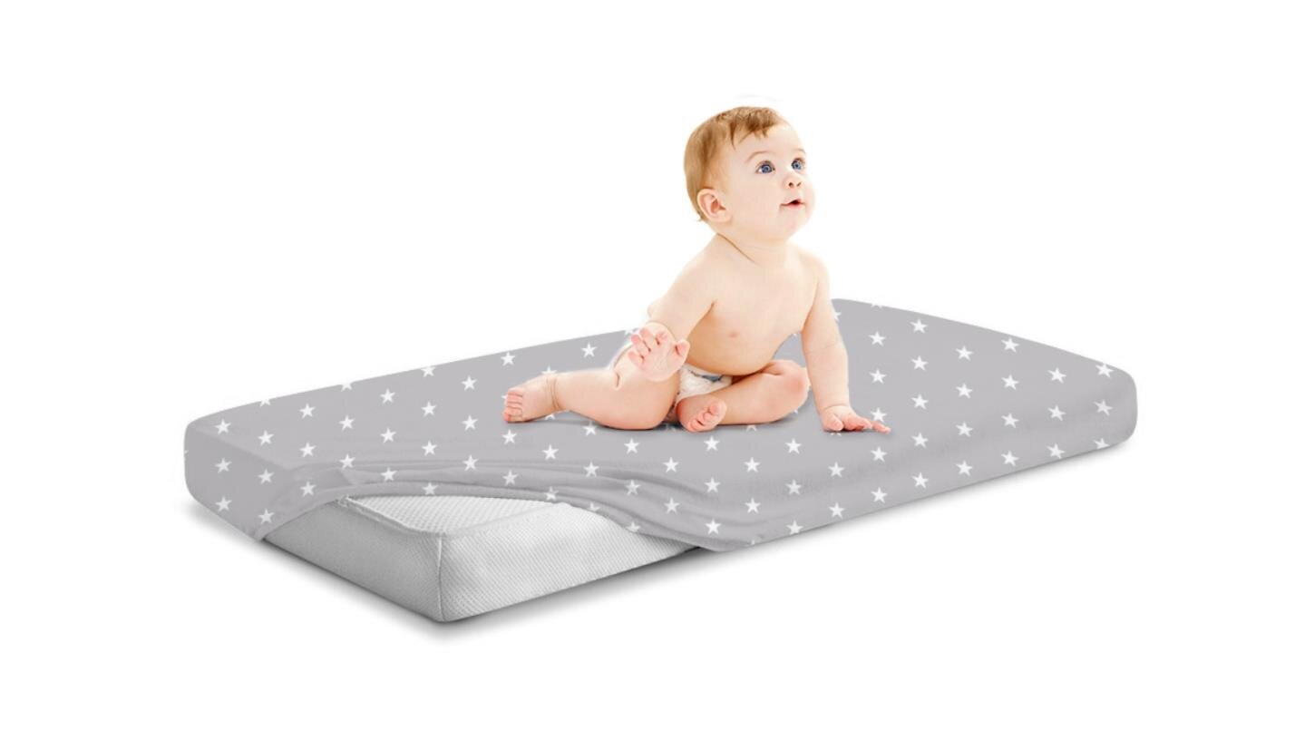 Babymam voodilina kummipaelaga, 120x60 цена и информация | Beebide ja laste voodipesu | kaup24.ee