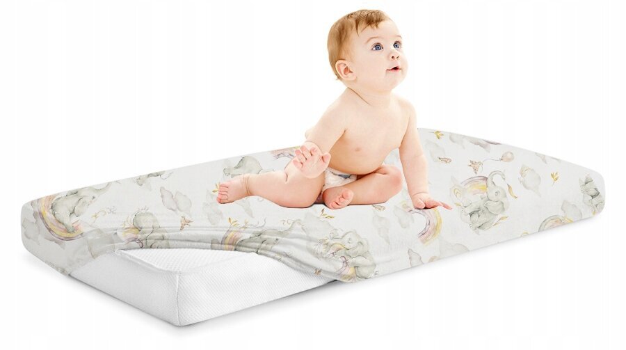 Babymam voodilina kummipaelaga, 120x60 hind ja info | Beebide ja laste voodipesu | kaup24.ee