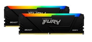Kingston Fury Beast RGB (KF426C16BB12AK2/32) цена и информация | Оперативная память (RAM) | kaup24.ee