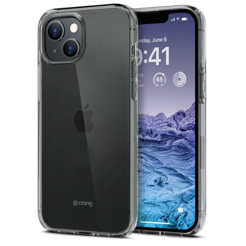 Crong Crystal Slim Cover CRG-CRSLIM-IP1567-TRS цена и информация | Telefoni kaaned, ümbrised | kaup24.ee