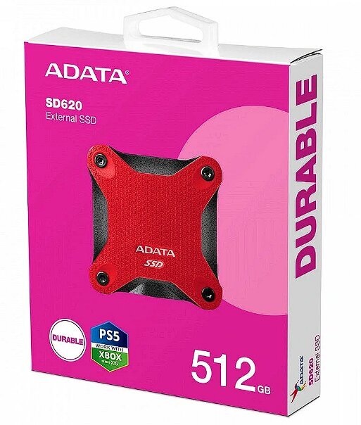 Adata SD620 SD620-512GCRD цена и информация | Välised kõvakettad (SSD, HDD) | kaup24.ee