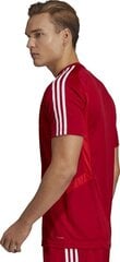 Jalgpallisärk Adidas Koszulka Tiro 19, punane hind ja info | Jalgpalli varustus ja riided | kaup24.ee