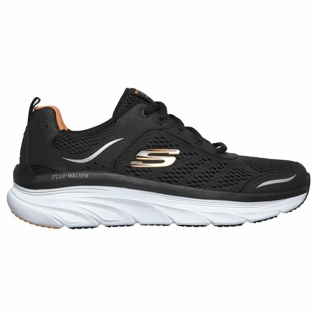 Vabaajajalatsid meestele Skechers Relaxed Fit D'Lux Walker S6451945, must hind ja info | Spordi- ja vabaajajalatsid meestele | kaup24.ee