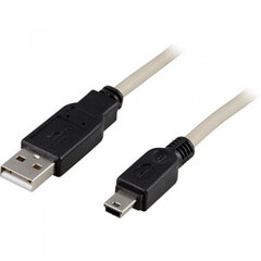 Deltaco Mini USB hind ja info | Mobiiltelefonide kaablid | kaup24.ee