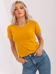 футболка em-ts-hs-20-13.17 темно-желтая цена и информация | Футболка женская | kaup24.ee
