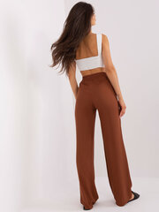 брюки lk-sp-509331.25 коричневые цена и информация | Штаны женские | kaup24.ee