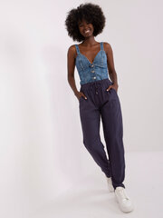 брюки d73760m61869n темно-синие цена и информация | Женские брюки | kaup24.ee