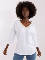 Pluus naistele Rue Paris, valge hind ja info | Naiste pluusid, särgid | kaup24.ee
