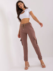 спортивные штаны em-dr-hw-20-389.36 светло-коричневые цена и информация | Женские брюки | kaup24.ee