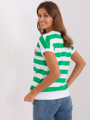 блуза rv-bz-8644.08p белая/зеленая цена и информация | Женские блузки, рубашки | kaup24.ee