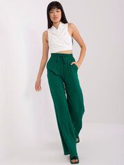 брюки lk-sp-509331.25 темно-зеленые цена и информация | Женские брюки | kaup24.ee