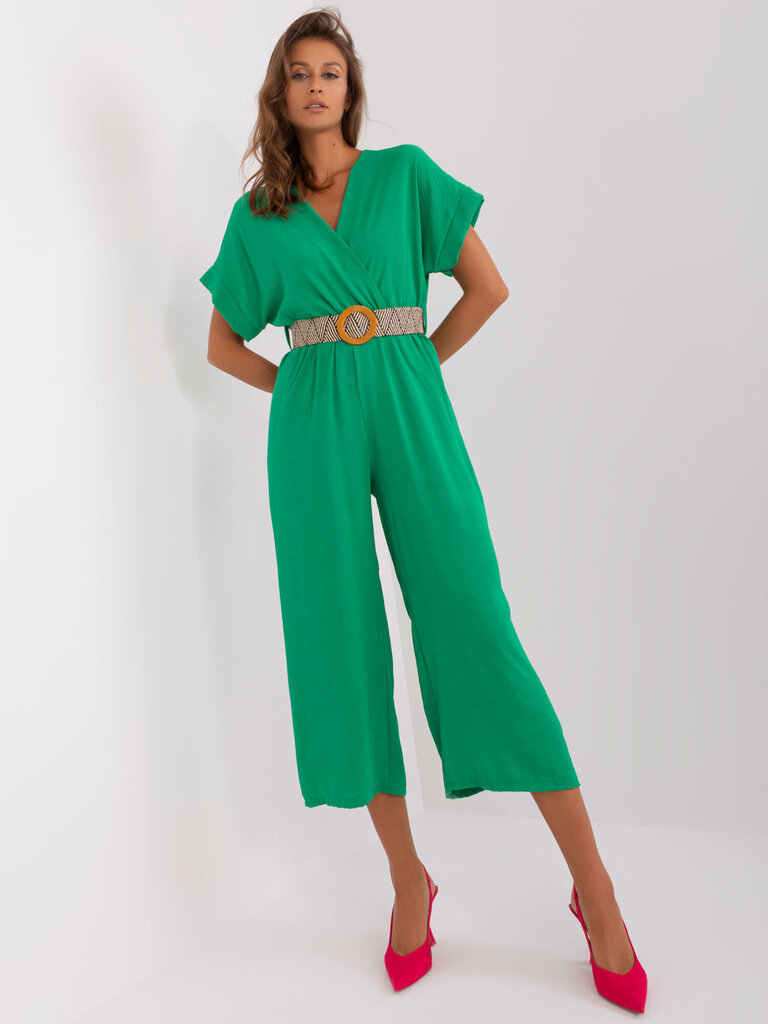 Kombinesoon naistele Itaalia Moda, roheline hind ja info | Naiste pükskostüümid | kaup24.ee