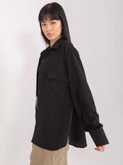рубашка лк-кс-509356.27п черная цена и информация | Женские блузки, рубашки | kaup24.ee