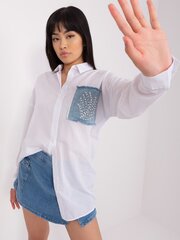 рубашка то-кс-6006.04 белая цена и информация | Женские блузки, рубашки | kaup24.ee
