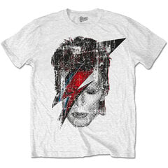 T-särk meestele David Bowie Unisex : Halftone Flash Face цена и информация | Мужские футболки | kaup24.ee