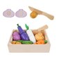 Puidust puu- ja juurviljade komplekt hind ja info | Tüdrukute mänguasjad | kaup24.ee