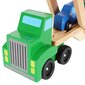 Puidust veoauto - Puksiirauto + autode komplekt цена и информация | Poiste mänguasjad | kaup24.ee