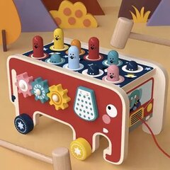 Деревянная игрушка-слоник. цена и информация | Развивающие игрушки | kaup24.ee