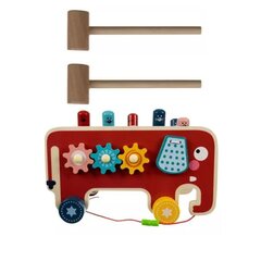 Puidust elevant vasaraga цена и информация | Развивающие игрушки | kaup24.ee