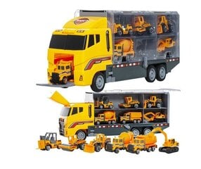 Игрушечный грузовик с 6 машинками Kruzzel цена и информация | Игрушки для мальчиков | kaup24.ee