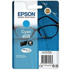 Epson 408 (C13T09J24010) Cyan 1,100 lk цена и информация | Картриджи для струйных принтеров | kaup24.ee