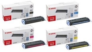 Комплект аналоговых тонеров Canon 707 (BK/C/M/Y) цена и информация | Картриджи и тонеры | kaup24.ee