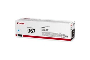 Canon 067 (5101C002) toner cartridge, Cyan (1250 pages) цена и информация | Картриджи и тонеры | kaup24.ee
