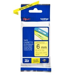 Brother TZe-641 Yellow/Black (TZE641) 18mm, 8m цена и информация | Картриджи для струйных принтеров | kaup24.ee