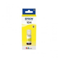 Epson EcoTank 104 Yellow (C13T00P440) hind ja info | Tindiprinteri kassetid | kaup24.ee