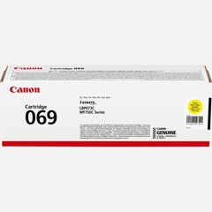 Canon Toner 069 Yellow (5091C002) cartridge hind ja info | Laserprinteri toonerid | kaup24.ee