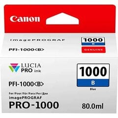 Canon PFI-1000B (0555C001), Blue цена и информация | Картриджи для струйных принтеров | kaup24.ee