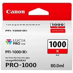 Canon PFI-1000R (0554C001), Red hind ja info | Tindiprinteri kassetid | kaup24.ee