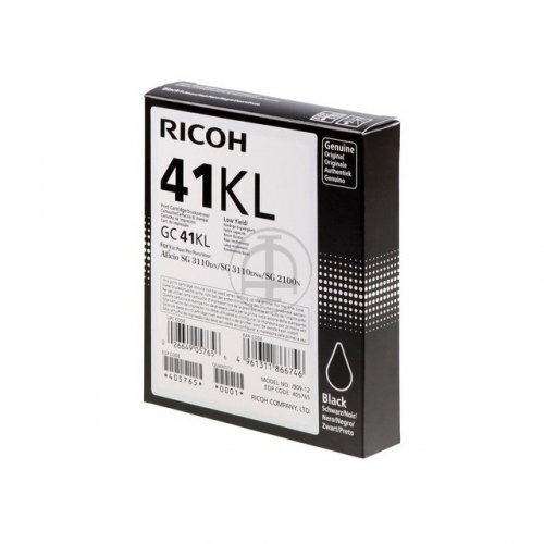 Ricoh Ink Cart. GC41 Black Low (405765) цена и информация | Tindiprinteri kassetid | kaup24.ee