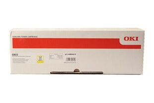 Oki Toner C 822 Yellow 7,3k (44844613) цена и информация | Картриджи и тонеры | kaup24.ee