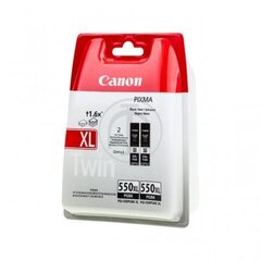 Canon Ink PGI-550PGBKXL Black Twinpack (6431B005) hind ja info | Tindiprinteri kassetid | kaup24.ee