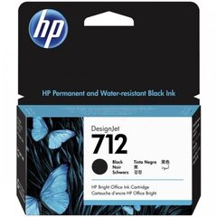 HP Ink No.712 Black (3ED70A) цена и информация | Картриджи для струйных принтеров | kaup24.ee