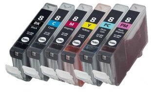 Canon CLI-8 (BK/C/M/Y/PC/PM) hind ja info | Tindiprinteri kassetid | kaup24.ee