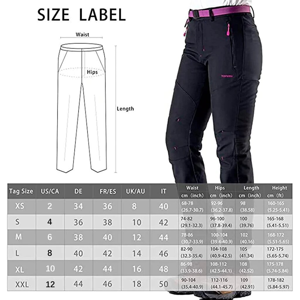 Softshell püksid naistele Tofern, must hind ja info | Naiste püksid | kaup24.ee