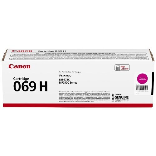 Canon Toner 069H Magenta (5096C002) цена и информация | Laserprinteri toonerid | kaup24.ee