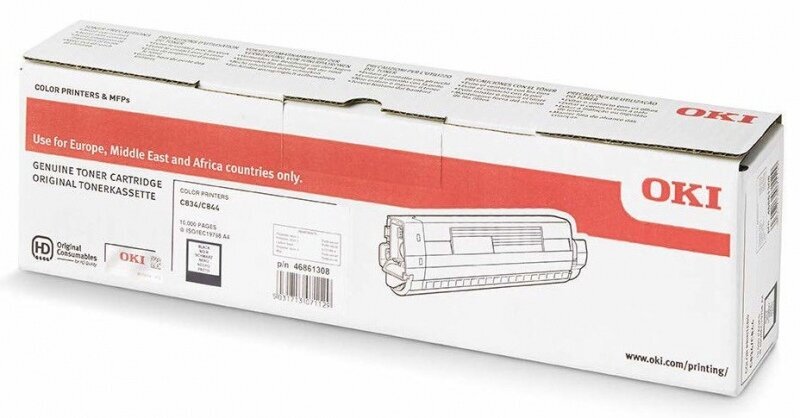 Oki toner cartridge black (46861308) hind ja info | Laserprinteri toonerid | kaup24.ee