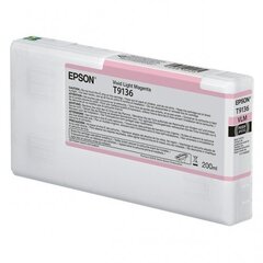 Epson T9136, (C13T913600) cartridge photo magenta hind ja info | Tindiprinteri kassetid | kaup24.ee