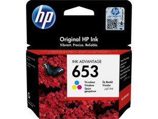 HP Ink No.653 Tri-color (3YM74AE) цена и информация | Картриджи для струйных принтеров | kaup24.ee