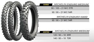 Michelin Enduro keskmine r 140/80 18 70R hind ja info | Talverehvid | kaup24.ee