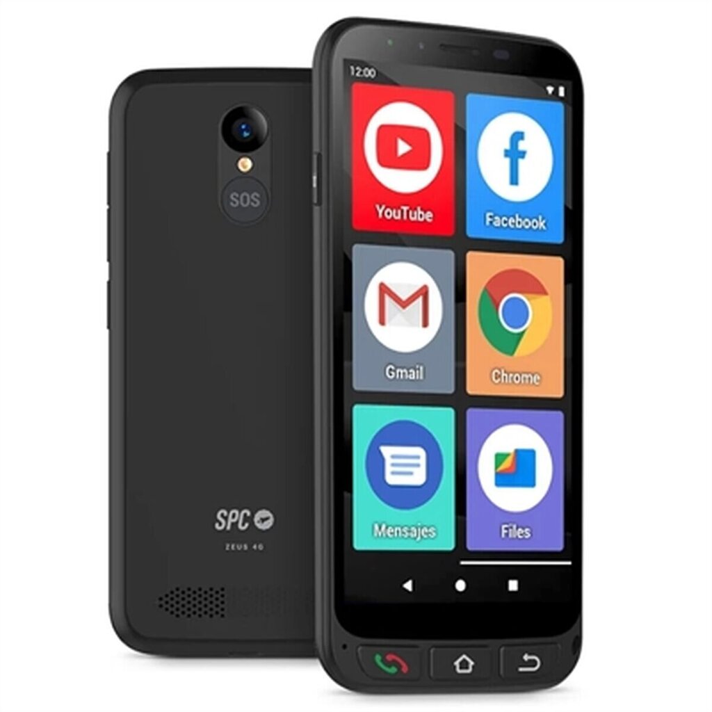 SPC Zeus 4G, 16 GB, Dual SIM Black цена и информация | Telefonid | kaup24.ee