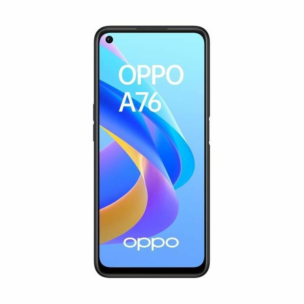 Oppo A76, 128 GB, kaks SIM-kaarti, helendav must hind ja info | Telefonid | kaup24.ee